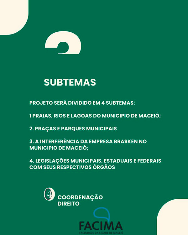 Projeto de Extensão Direito 2025/1: Meio Ambiente e Cidadania
