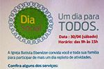 Ação Social à comunidade da Igreja Batista do Bairro Cruz Das Almas