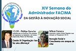 XIV Semana do Administrador: da Gestão a  Inovação Social